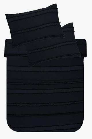 Soft Touch Clipped Stripe Comforter Set
