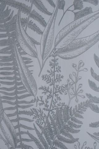 Eyelet Printed Sheer Leaf Curtain, 140x225cm