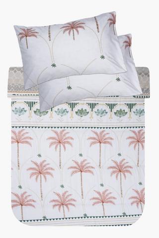 Soft Touch Millay Palm Reversible Comforter Set