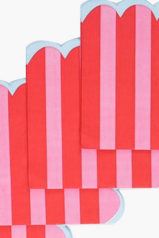 Scallop Stripe Serviettes
