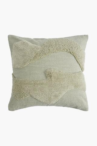 Textured Waves Scatter Cushion, 50x50cm