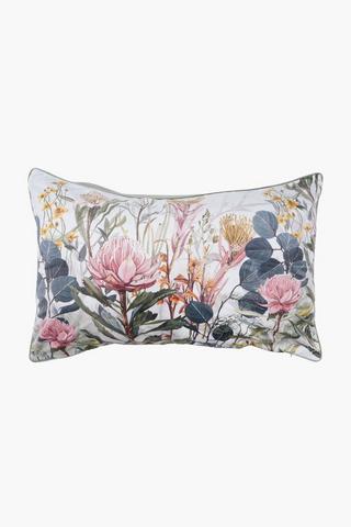 Velvet Kathy Protea Scatter Cushion, 60x90cm