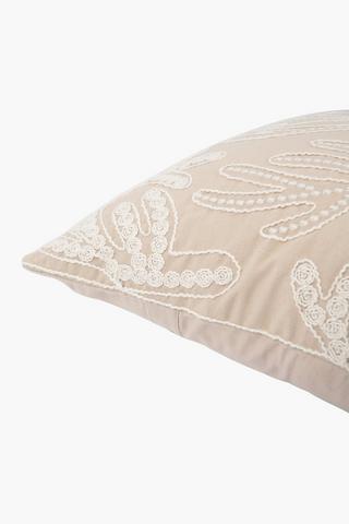 Textured Coral Scatter Cushion, 50x50cm