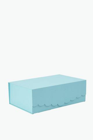 Scalloped Magnetic Storage Box Extra Large