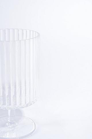 Facet Acrylic Wine Glass