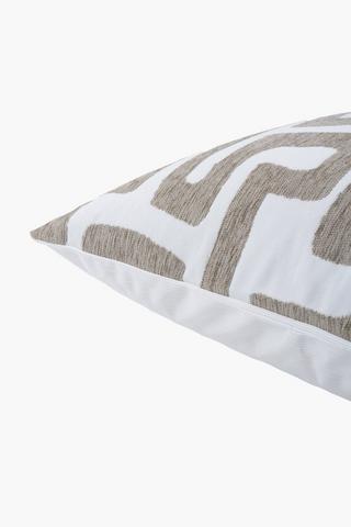 Chenille Raiden Geometric Scatter Cushion, 60x60cm