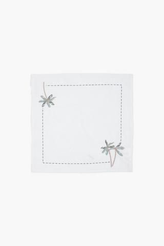 Embroidered Palm Napkin, 40x40cm