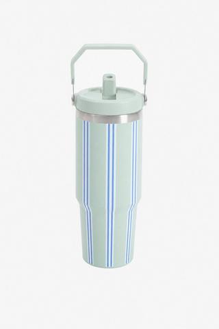 Stripe Sippy Cup With Handle, 900ml
