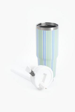 Stripe Sippy Cup With Handle, 900ml