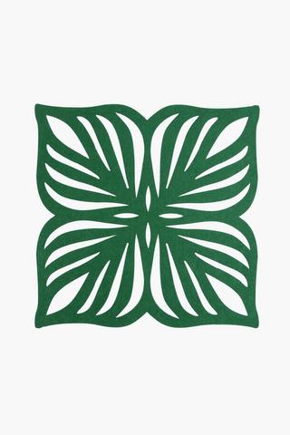 Leaf Shaped Felt Placemat