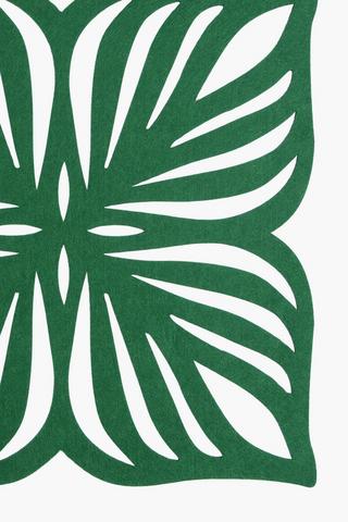 Leaf Shaped Felt Placemat