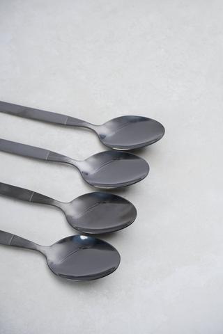 4 Pack 2 Tone Stainless Steel Spoons
