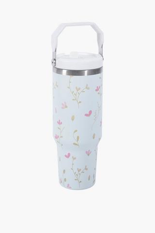 Floral Sippy Cup With Handle, 1.2l
