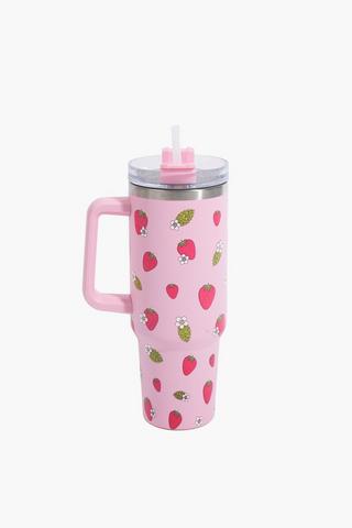 Large Strawberry Sippy Cup