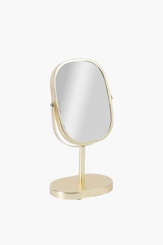 Chrome Oblong Standing Mirror