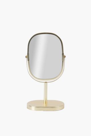 Chrome Oblong Standing Mirror