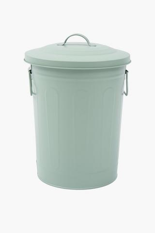 9.5l Galvanised Matte Bin