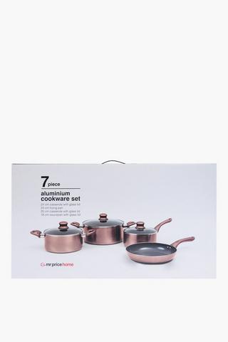 7 Piece Aluminium Cookware Set
