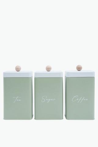 Set Of 3 Metal Storage Set