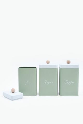 Set Of 3 Metal Storage Set