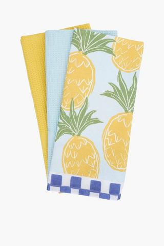 3 Pack Bates Tea Towel Set