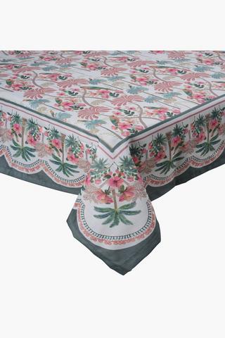 Printed Amiri Tablecloth, 180x270cm