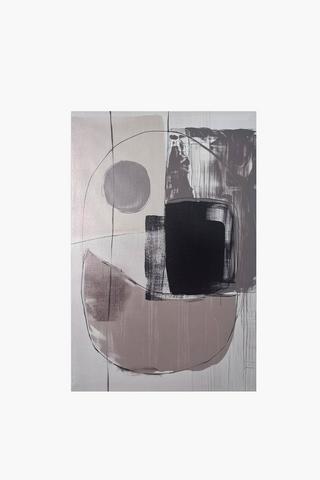 Printed Retro Line Canvas, 40x60cm