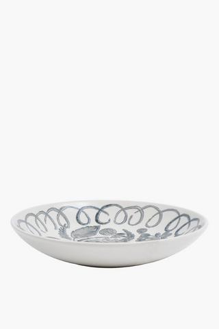 Terra Floral Soup Bowl