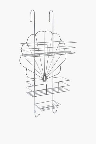 Chrome Shell Shower Caddy