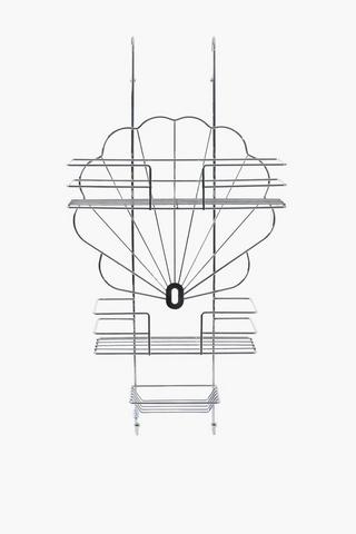 Chrome Shell Shower Caddy