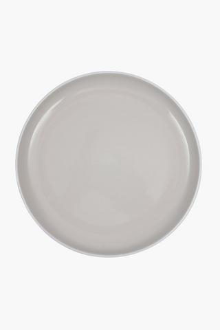 4 Pack Tonal Ceramic Dinner Plates