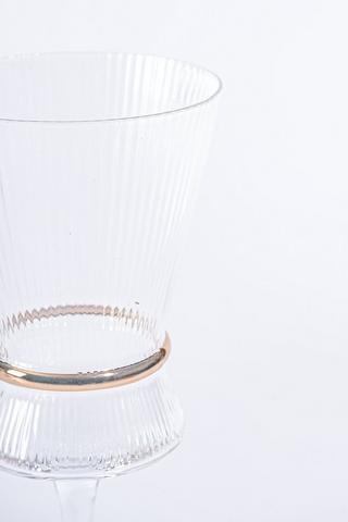 Rib Wine Glass