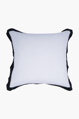 144 Thread Count Oxford Euro Continental Pillowcase With Frill Detail