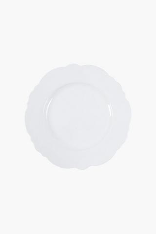 Scallop Edge Porcelain Side Plate