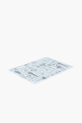 Kitchen Utensils Glass Chopping Board
