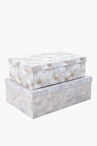 Adisa Floral Gift Storage Box Extra Large, L15xw46xh15cm