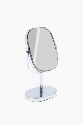 Chrome Oblong Standing Mirror