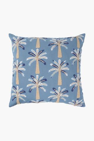 Textured Palms Scatter Cushion, 50x50cm
