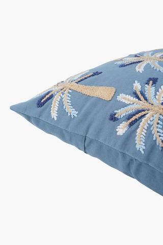 Textured Palms Scatter Cushion, 50x50cm