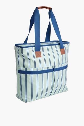 Bates Stripe Beach Cooler Bag