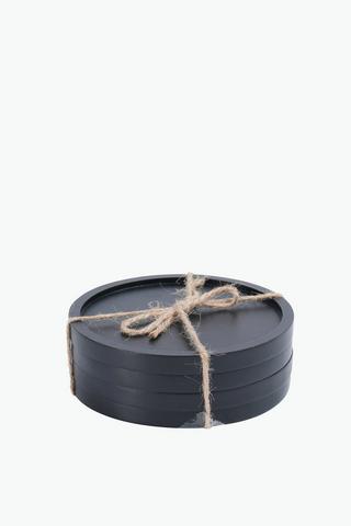 4 Pack Wooden Coasters