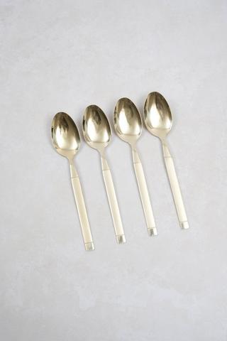 4 Pack 2 Tone Teaspoons