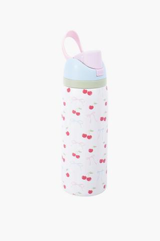 Cherry And Bows Water Bottle