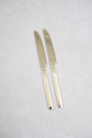 2 Pack 2 Tone Stainless Steel Knives