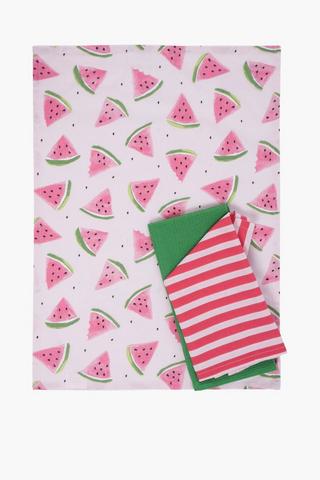 3 Pack Watermelon Tea Towel Set