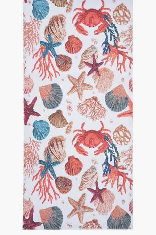 Printed Sea Shell Table Runner
