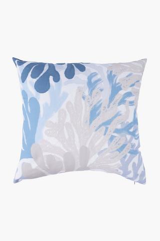 Printed Edgard Coral Scatter Cushion, 50x50cm