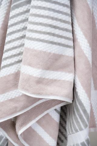 Cotton Jacquard Astrid Stripe Bath Sheet