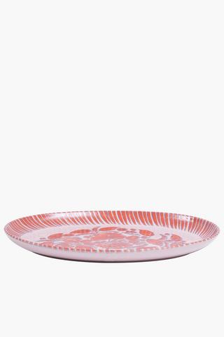 Lotus Oval Platter, 40cm