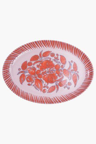 Lotus Oval Platter, 40cm